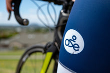 Load image into Gallery viewer, Men's navy bibshorts