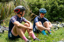 Load image into Gallery viewer, Women's pink bibshorts