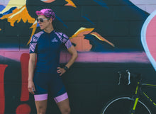 Load image into Gallery viewer, Women's pink bibshorts