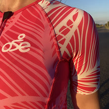 Load image into Gallery viewer, Womens pink monarch trisuit