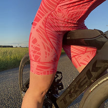 Load image into Gallery viewer, Womens pink monarch trisuit