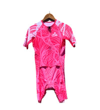 Load image into Gallery viewer, Womens pink monarch trisuit